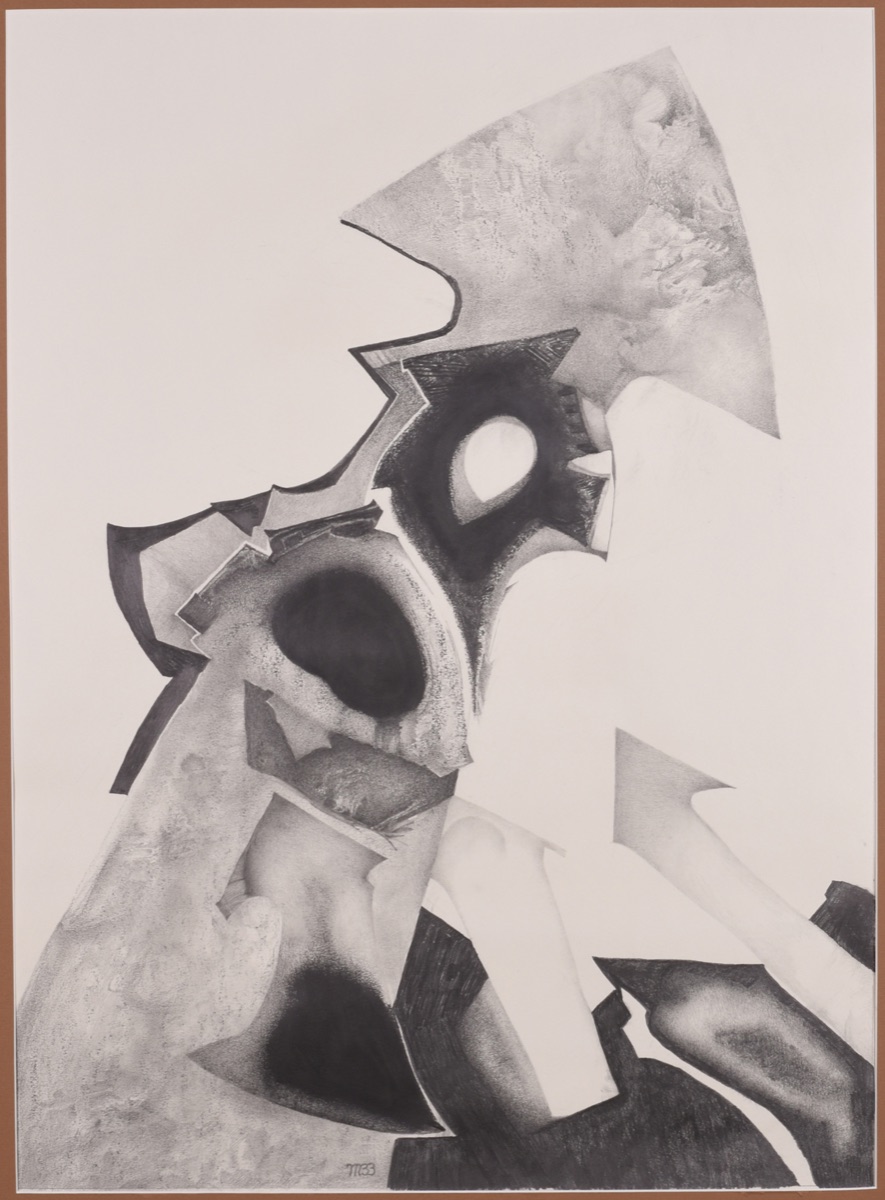 Fifteen Minutes, graphite drawing by Michael Burlingame