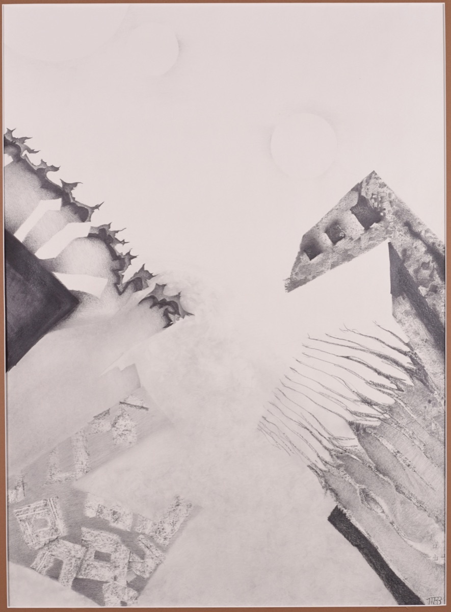 Need, graphite drawing by Michael Burlingame