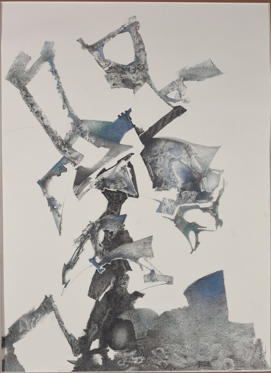 Tenuous, graphite drawing by Michael Burlingame